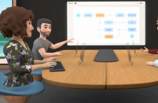 Facebook推出一款测试性VR远程办公App，名叫HorizonWorkrooms